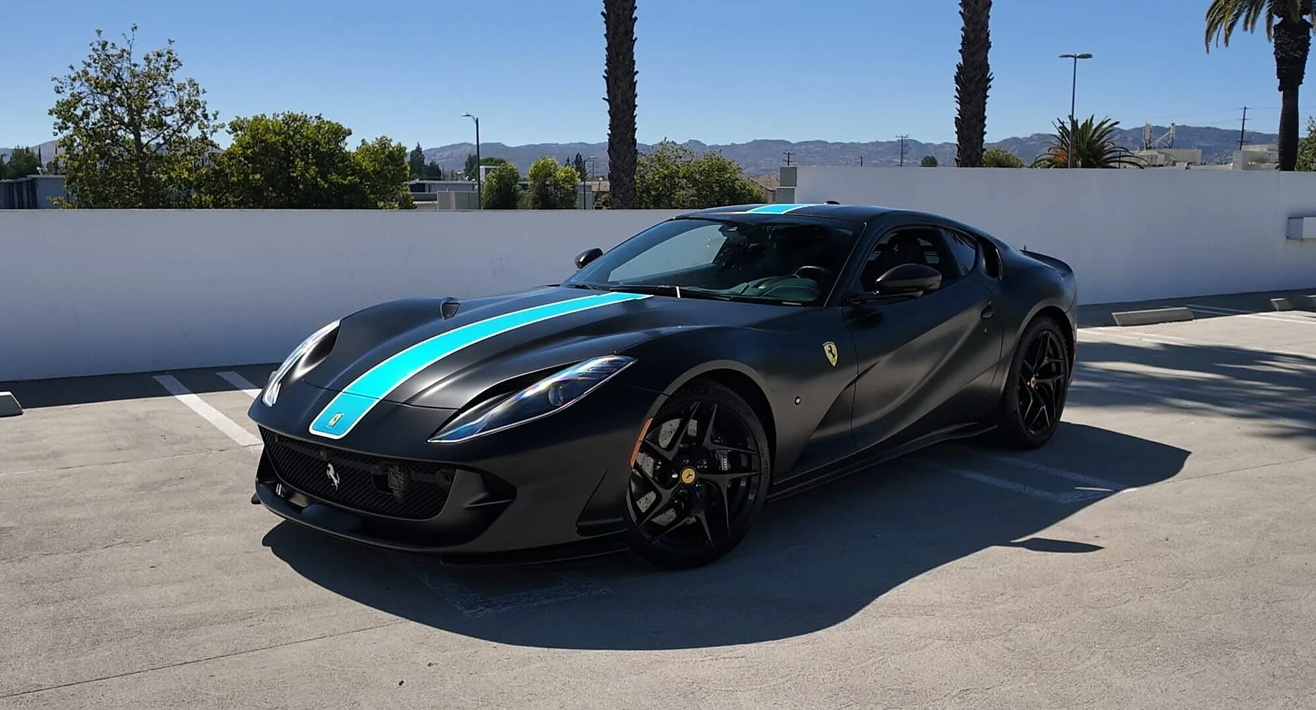 Ferrari 812 Superfast detail relevant to v12 exotic car rentals on MIAMI / CAR