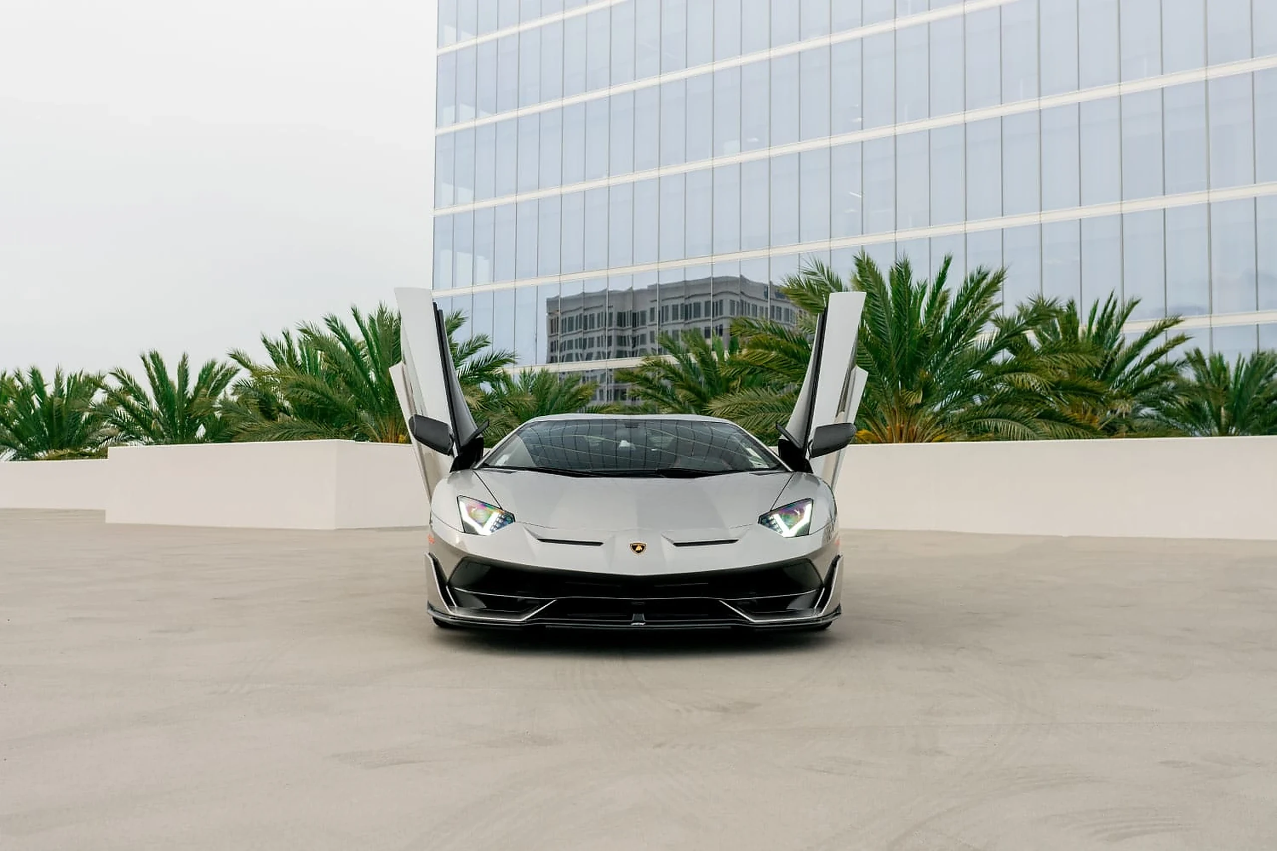Lamborghini Aventador SVJ detail relevant to miami event-venue car delivery on MIAMI / CAR
