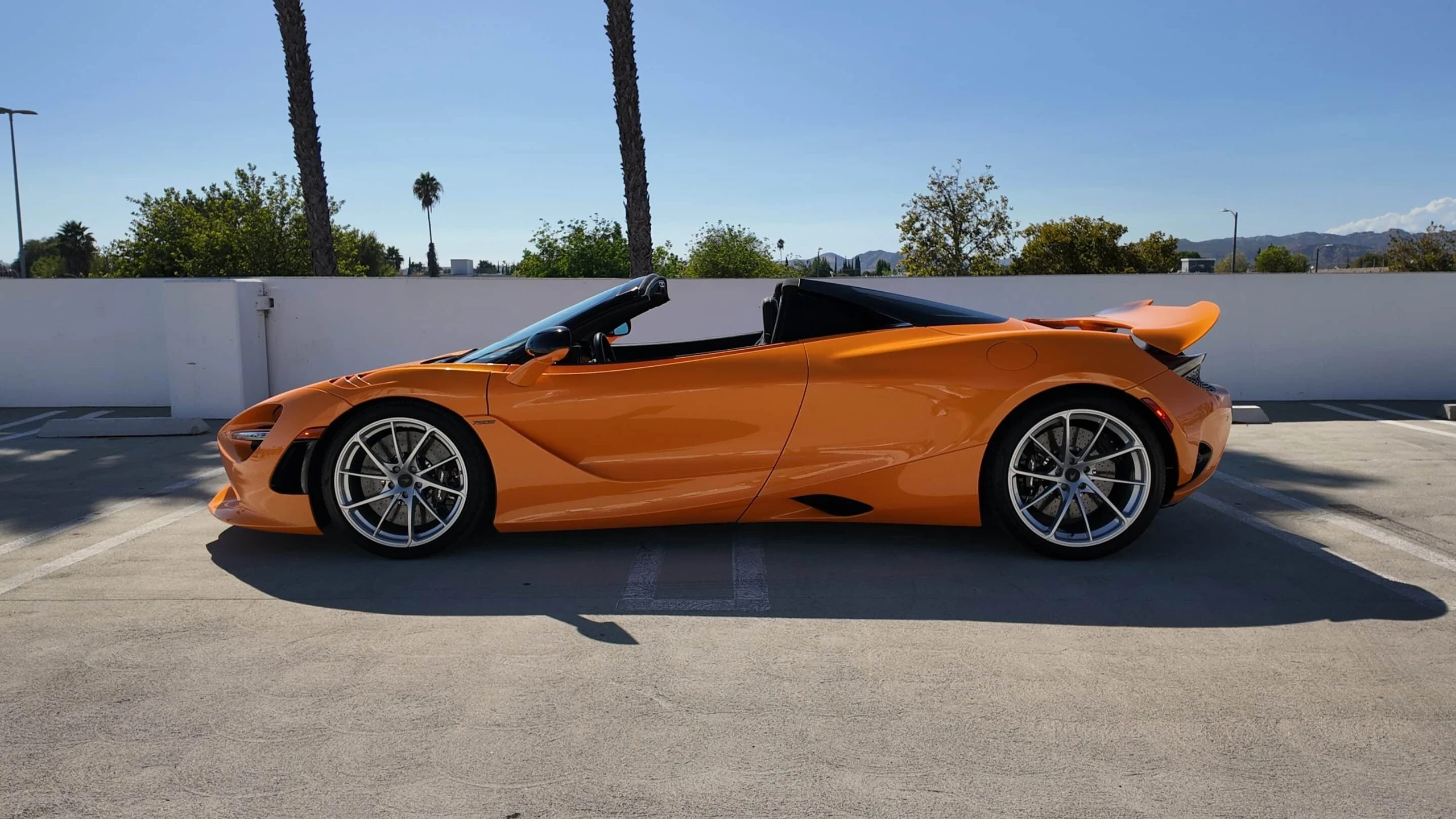 McLaren 750S Spider detail relevant to weekend exotic rentals on MIAMI / CAR